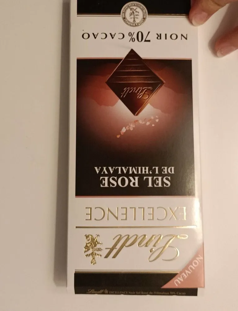 chocolat au sel rose de l'Himalaya
