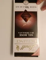 chocolat au sel rose de l'Himalaya