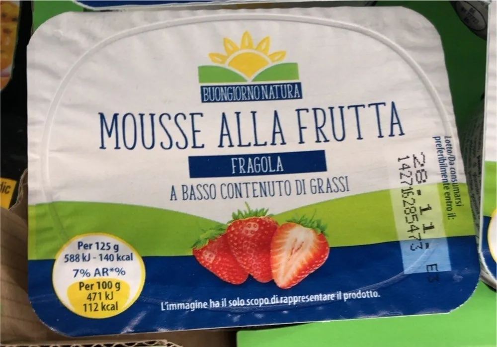 Mousse alla frutta