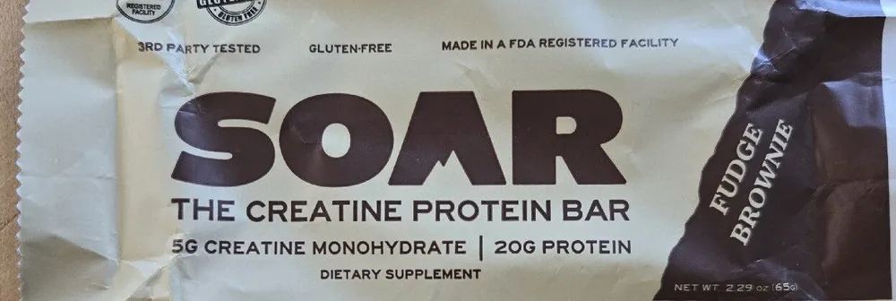 Creatine Protein Bar Fudge Brownie
