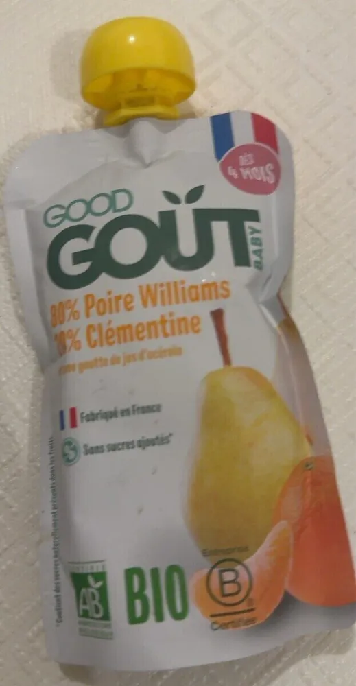 Poire williams et clémentine