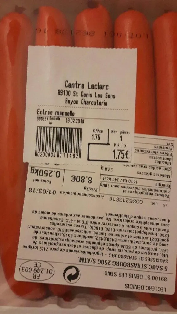 Saucisses de Strasbourg