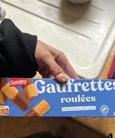 Gaufrettes roulées