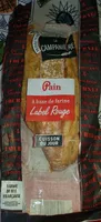 Pain à base de farine ble label rouge