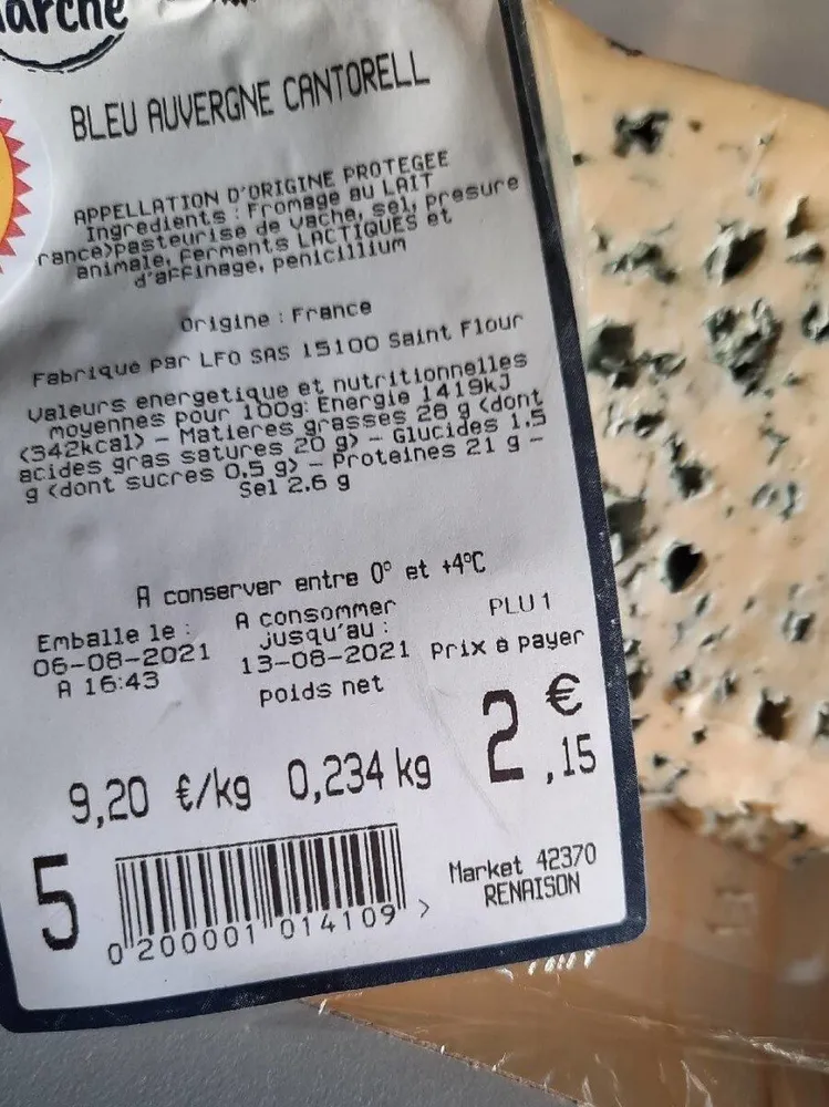 Bleu Auvergne Cantorell