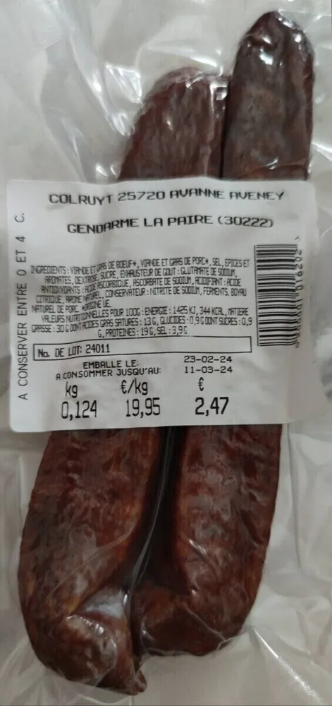 gendarme colruyt