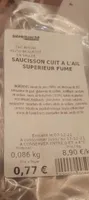 Saucisson cuit al ail fumé