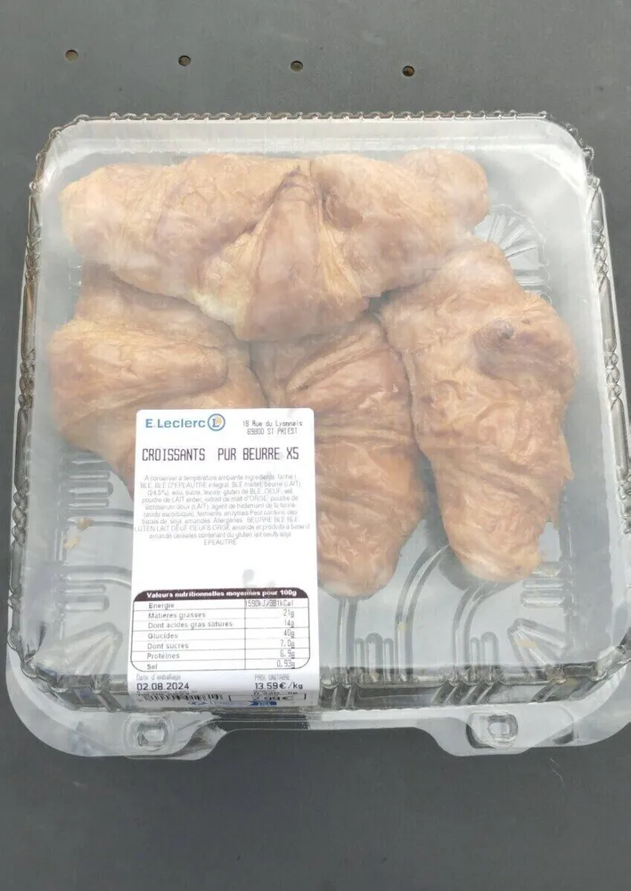 Croissants pur beurre