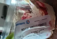 Mousse vanille/framboise