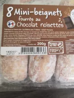 8 beignet fourrés au chocolat noisette