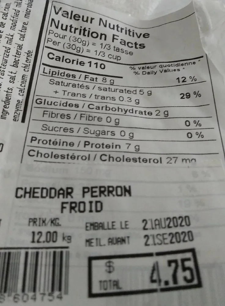 Fromage perron
