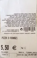 Pizza 3 fromages