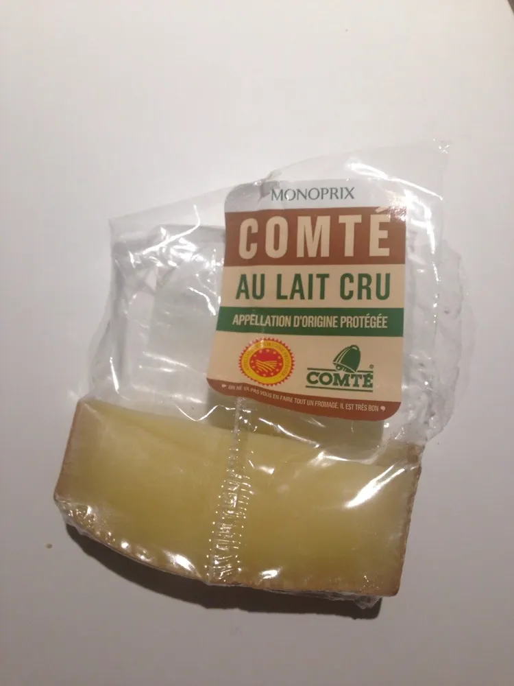 Comte au lait cru