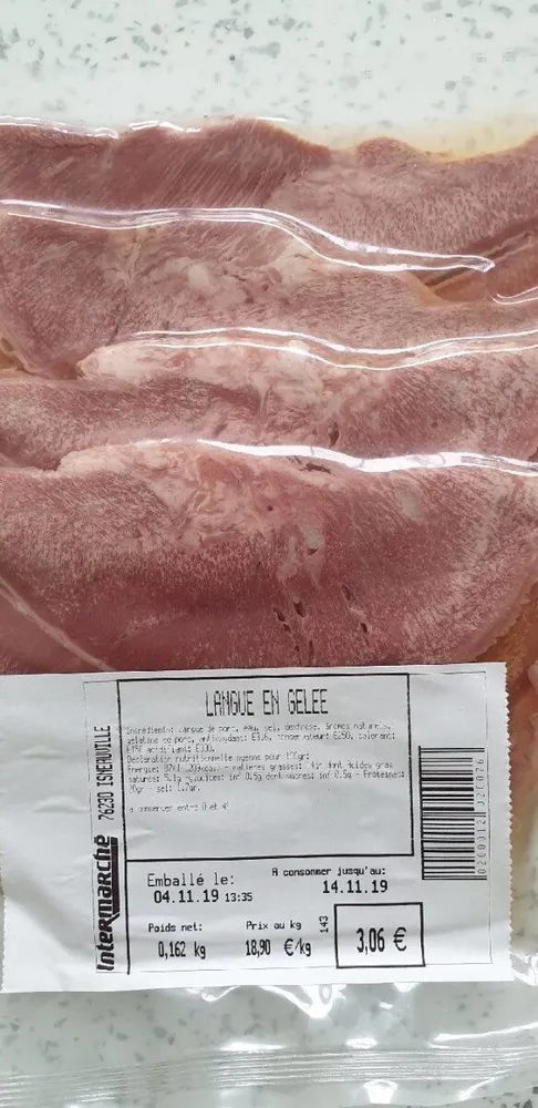 Langue en gelée