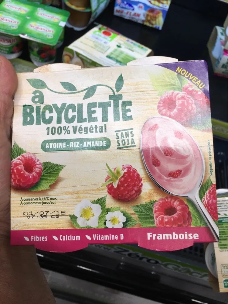 Yaourt vegetal framboise
