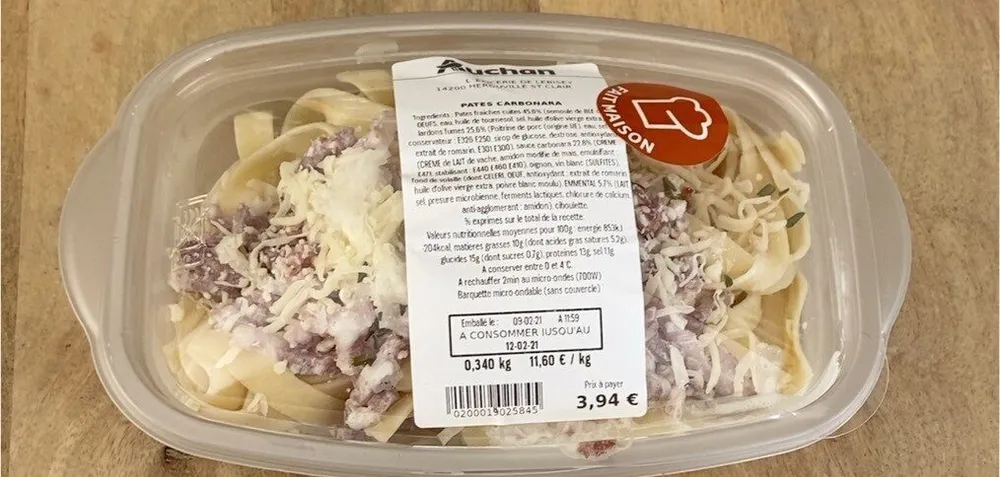 Pate carbonara