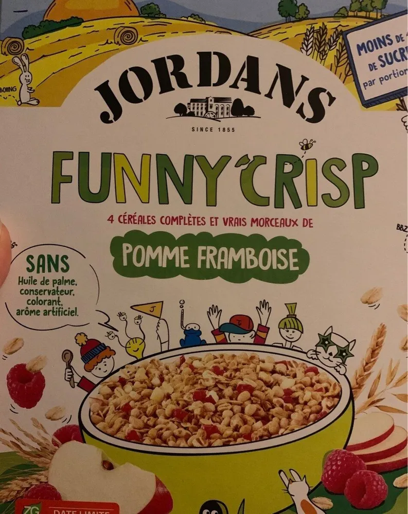Jordans funny crisp pomme framboise