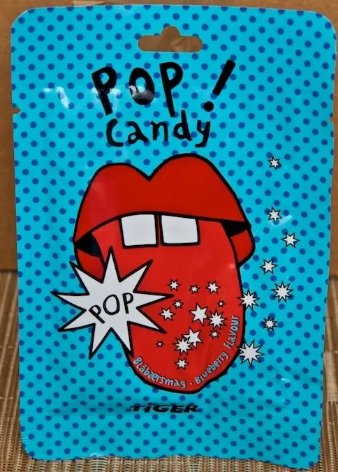Pop candy blueberry flavour