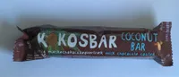 Coconut bar milk chocolate coated