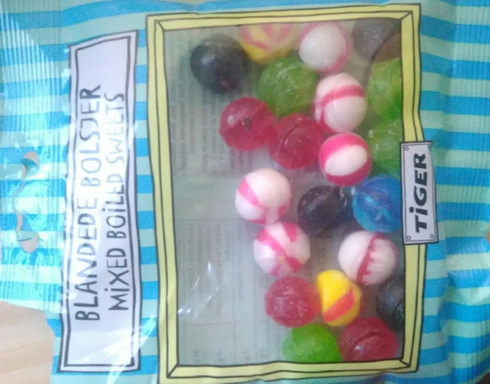 blandede bolsjer mixed boiled sweets