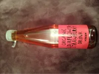 Organic elderflower-strawberry drink
