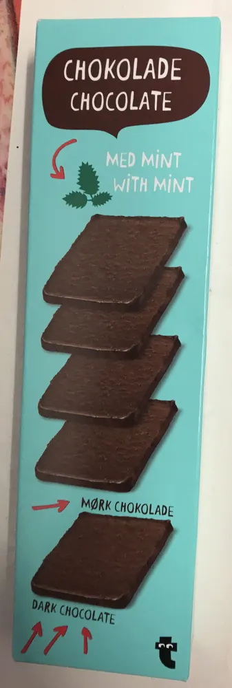 Chocolate with mint