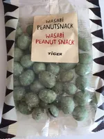 Wasabi peanut snack