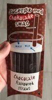Chocolate flavoured straws