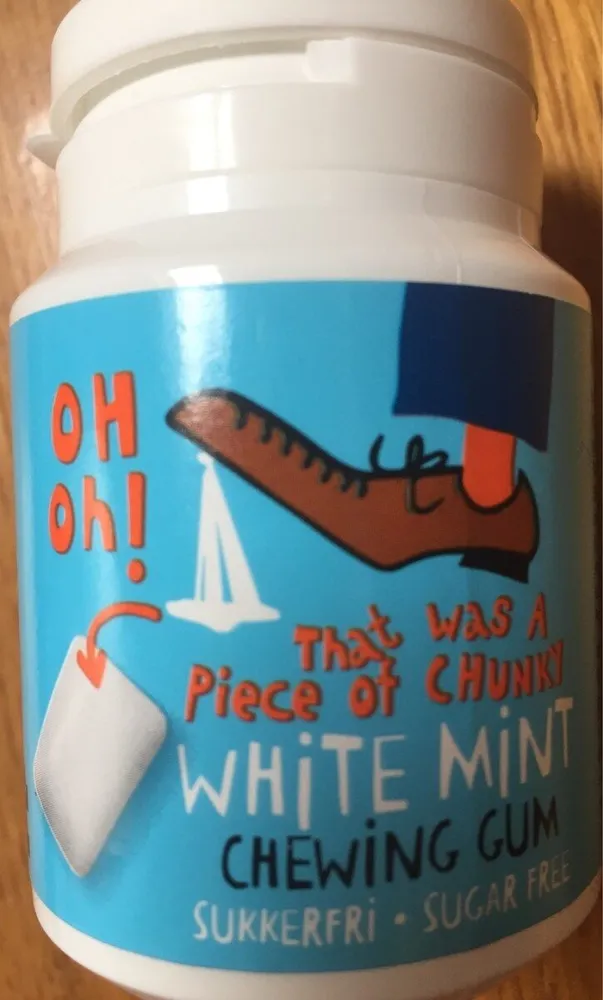 White Mint Chewing Gum
