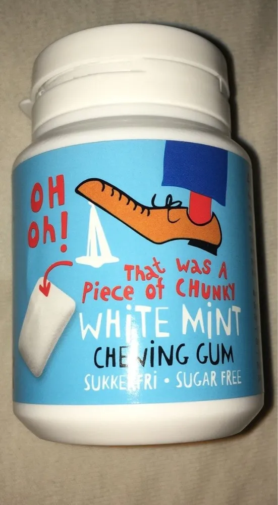 White Mint Chewing gum