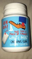 White Mint Chewing gum