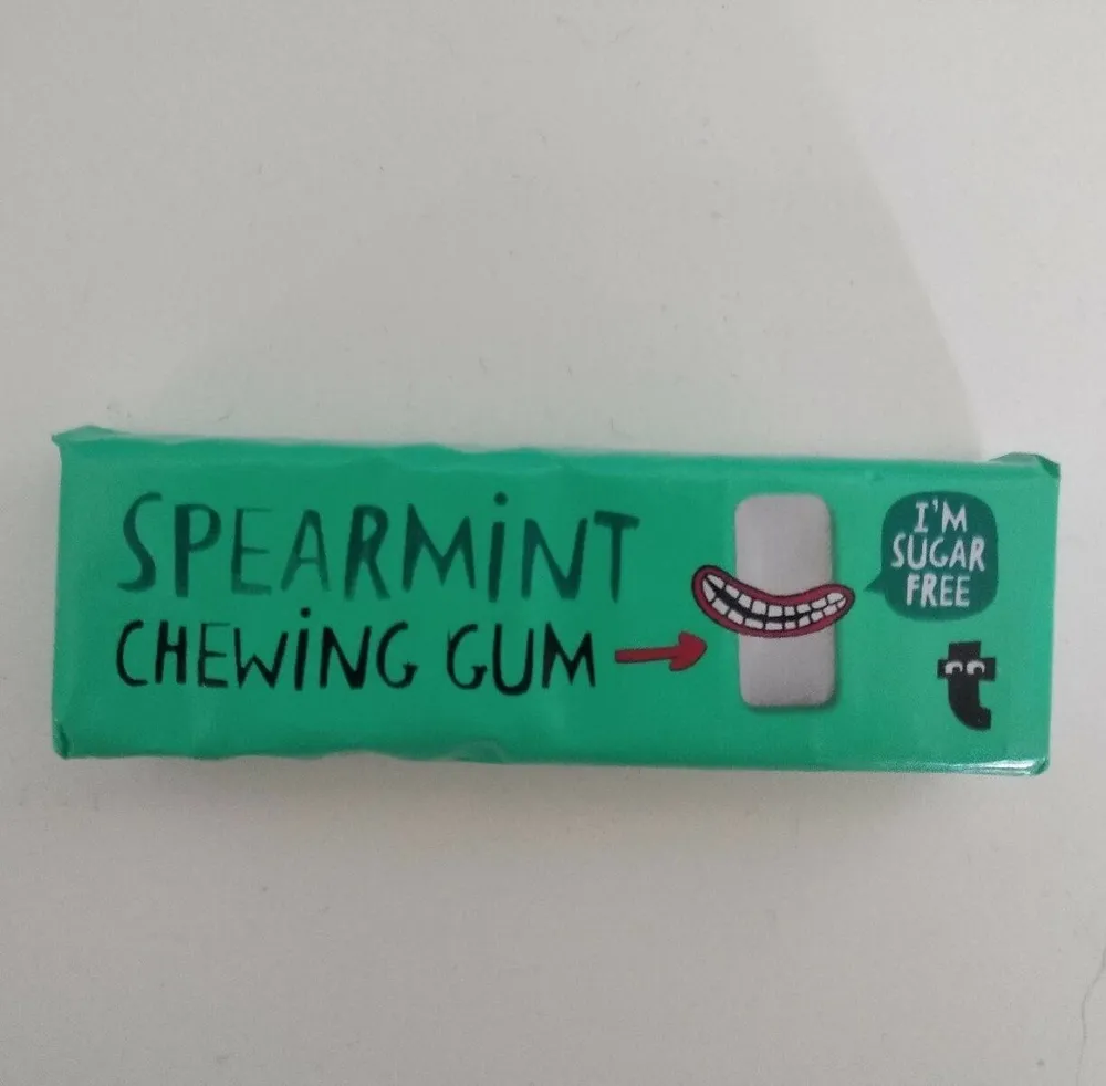 Chewing-gum spearmint