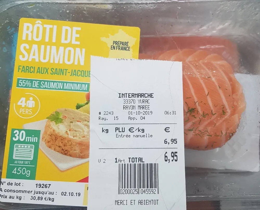Roti de saumon