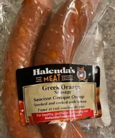 Greek orange sausage