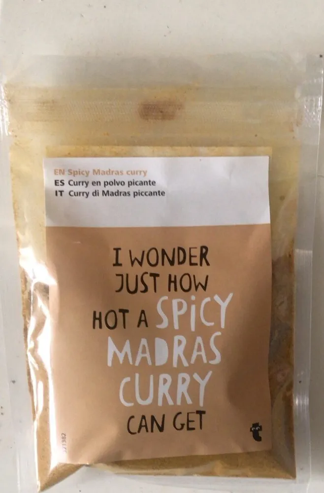 Spicy madras curry