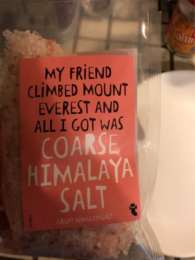 Coarse himalaya salt