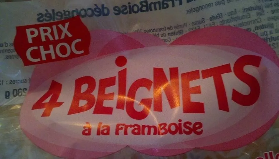 Beignets à la framboise