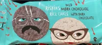 Gallete di riso ricoperte di cioccolato fondente
