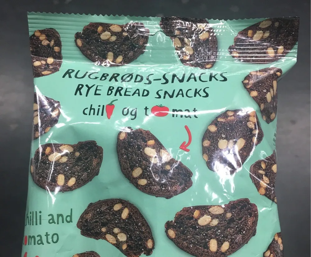 Rugbrods-Snacks rye bread snacks