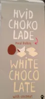 White chocolate with coconut