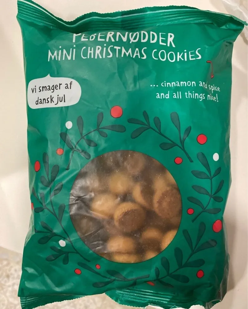 Pebernødder Mini Christmas Cookies