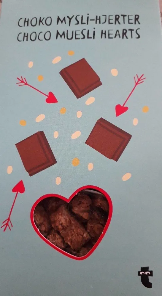 Coeurs chocolat muesli