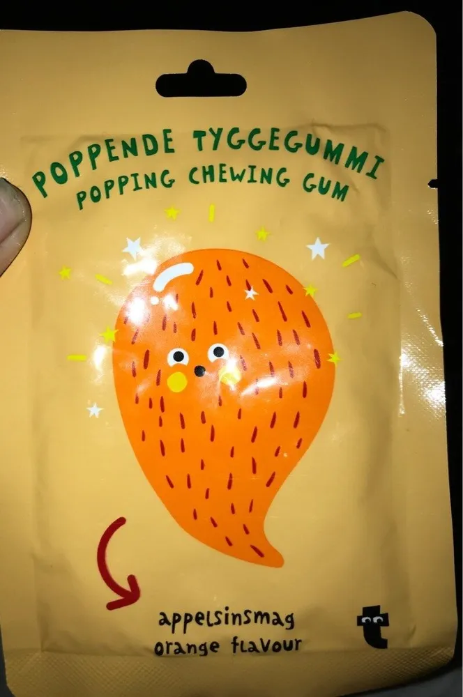 Poppende tyggegummi