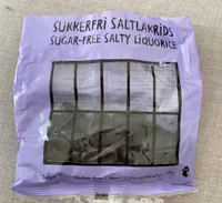 Sugar-free salty liquorice