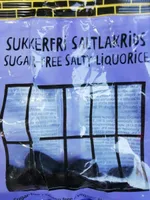 Sugar-free salty liquorice