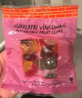 Sugar-free fruit gums