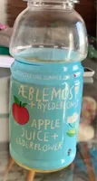 Zumo de manzana con flor de sauco