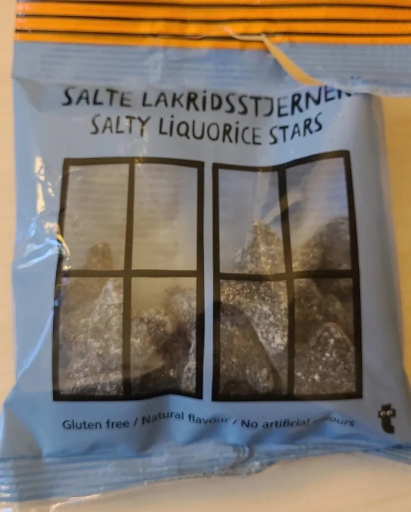 Salty liquorice stars