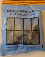Salty liquorice stars