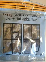 Salty liquorice stars
